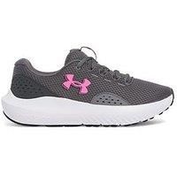 Under Armour UA W Charged Surge 4 - Castlerock/Anthracite/Aero Pink - 2.5