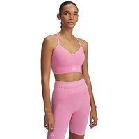 Under Armour Women'S Training Vanish Seamless Washed Low Support Sports Bra - Pink