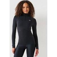Under Armour Womens Training Vanish Seamless 1/4 Zip Top - Black