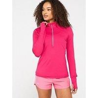 Under Armour Women'S Running Launch Pro 1/2 Zip Top - Pink