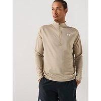 Under Armour Men/'s Tech Textured Half Zip Long Sleeve, Stream/Black, Large