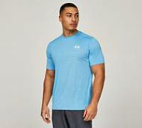 Under Armour Mens Training Tech Vent Geotessa T-Shirt - Blue