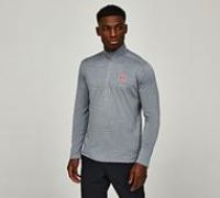 Under Armour Ua Tech Vent Geo Half Zip T-Shirt - Grey - Size L