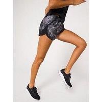 Under Armour Women'S Running Fly By 3 Inch Printed Shorts - Black