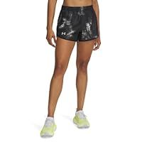 Under Armour - Womens Fly by Printed Short, Color Black (007), Size: XX-Large