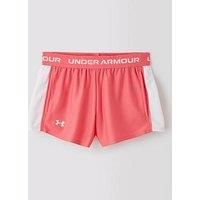 Under Armour Girls/' Tech Play Up Short, Girls/' Running Shorts with Shaped Hem and Open-Hand Pockets, Breathable and Fast-Drying Gym Shorts