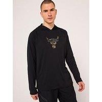 Under Armour Mens Training Project Rock Isochill Hoodie - Black