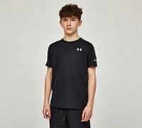Under Armour Junior UA Tech Utility Short Sleeved T-Shirt - Black - Size XL/B