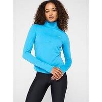 Under Armour Womens Training Motion 1/2 Zip Top - Blue