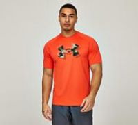 Under Armour UA Tech Print Fill T-Shirt - Orange - Size L