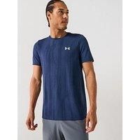 Under Armour Vanish Novelty Seamless Short Sleeve T-Shirt M Blue