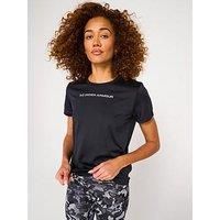 Under Armour Womens Tech Graphic T-Shirt - Black