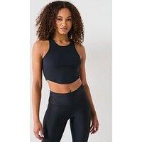 Under Armour Rival Rib Sleeveless T-Shirt XS Black/White