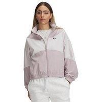 Under Armour Womens Rvl Woven Jacket Grey Dn/Grey Mt 12