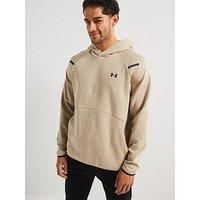 Under Armour Mens Training Unstoppable Fleece Hoodie - Beige