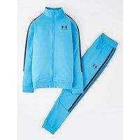 Under Armour Junior Boys Icon Knit Tracksuit - Blue
