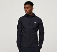 Under Armour Mens Strtch Windbrkr Black/white L