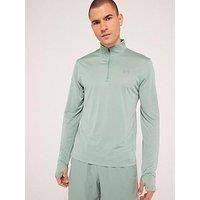 Under Armour Mens Running Launch 1/4 Zip Top - Green