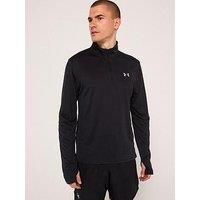 Under Armour Mens Running Launch 1/4 Zip Top - Black