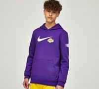 Nike Basketball Junior LA Lakers Overhead Hoodie - Purple - Size M/B