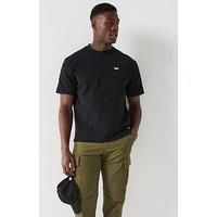 VANS - Mens Left Chest Embroidered Logo T-Shirt - Black - Short Sleeve Tee