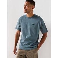 Vans Men'S Left Chest Ii Loose Short Sleeve T-Shirt - Grey