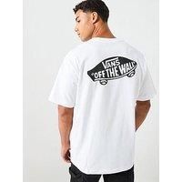 Vans Mens Style 76 Oversized Short Sleeve T-Shirt - White/Black