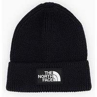 The North Face Unisex TNF Logo Box Cuffed Beanie, TNF Black, One Size