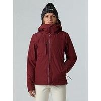 The North Face Womens Descendit Ski Jacket - Burgundy