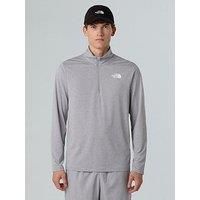 The North Face Mens 24/7 1/4 Zip Top - Grey