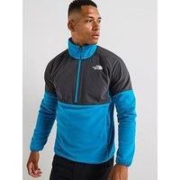 The North Face Mens Glacier Heavyweight 1/2 Zip - Blue