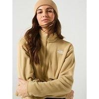 The North Face Women'S Glacier Fleece 1/2 Zip Jacket - Beige