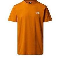 The North Face Men'S S/S Simple Dome Tee - Orange