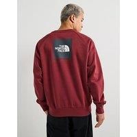 The North Face Men'S Raglan Box Nse Crew - Red