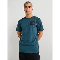 The North Face Men'S Short Sleeve Fine T-Shirt - Blue