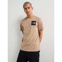 The North Face Mens S/S Fine T-Shirt - Beige