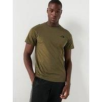 The North Face Men'S S/S Box Nse Edge Of Light Infill T-Shirt - Brown