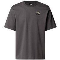 The North Face Unisex Flower Dome Relaxed Graphic T-Shirt, Anthracite Grey, S