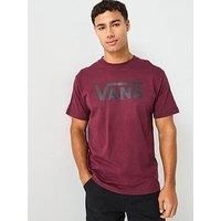 Vans Mens Classic Short Sleeve T-Shirt - Dark Red