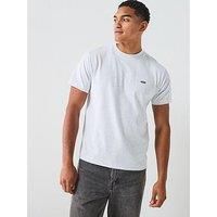 Vans  LEFT CHEST SS  men's T shirt in Grey