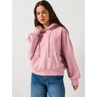 Vans Womens Retro Pullover Hoodie - Pink