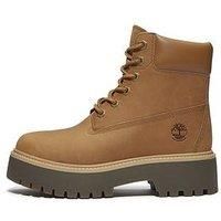 Timberland Stone Street 6 In Lace Waterproof Boot - Wheat Full Grain