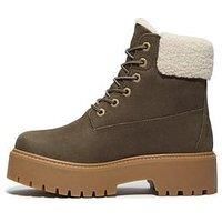 Timberland Stone Street Mid Warm Waterproof Boot Full Grain - Dark Brown