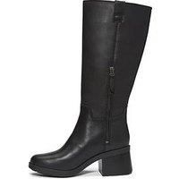 Timberland Bellevaux Tall Zip Up Boot Full Grain - Black