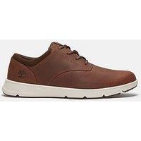 Timberland Parker Street Leather Lace Sneaker-Dark Brown