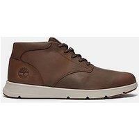 Timberland Parker Street Leather Mid Lace Up Boots- Dark Brown