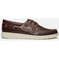 Timberland Portofino Pier Casual Boat Shoes-Dark Brown