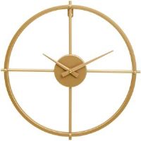 Borough Wharf Kilyan 40cm Wall Clock Gold 40cm W X 40cm H X 5cm D