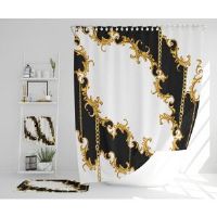 East Urban Home Nataliah Polyester Shower Curtain Set 167cm H X 167cm W