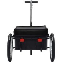 Freeport Park vidaXL Bike Cargo Trailer/Hand Wagon Steel Bicycle Luggage Carrier